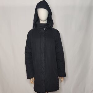 Ramosport Women's Hooded Black Puffer Winter Coat Size Small